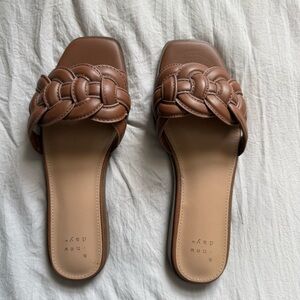 A new day Claudette braided slides